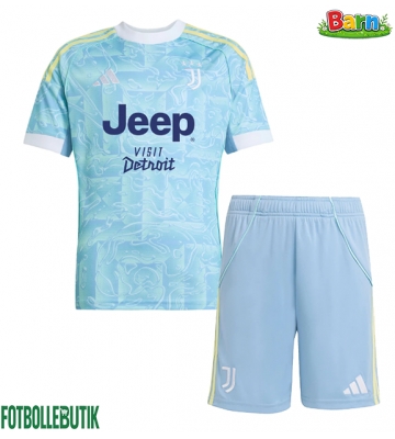 Juventus Bortaställ Barn 2025-26 Kortärmad (+ Korta byxor)